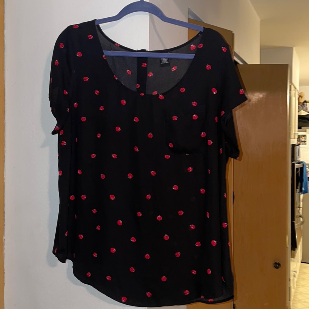 Torrid Lady Bug Blouse